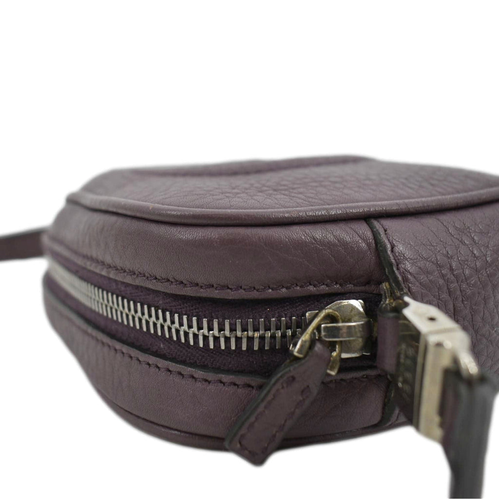 GUCCI Soho Disco Leather Crossbody Bag Peonia Flower 355202