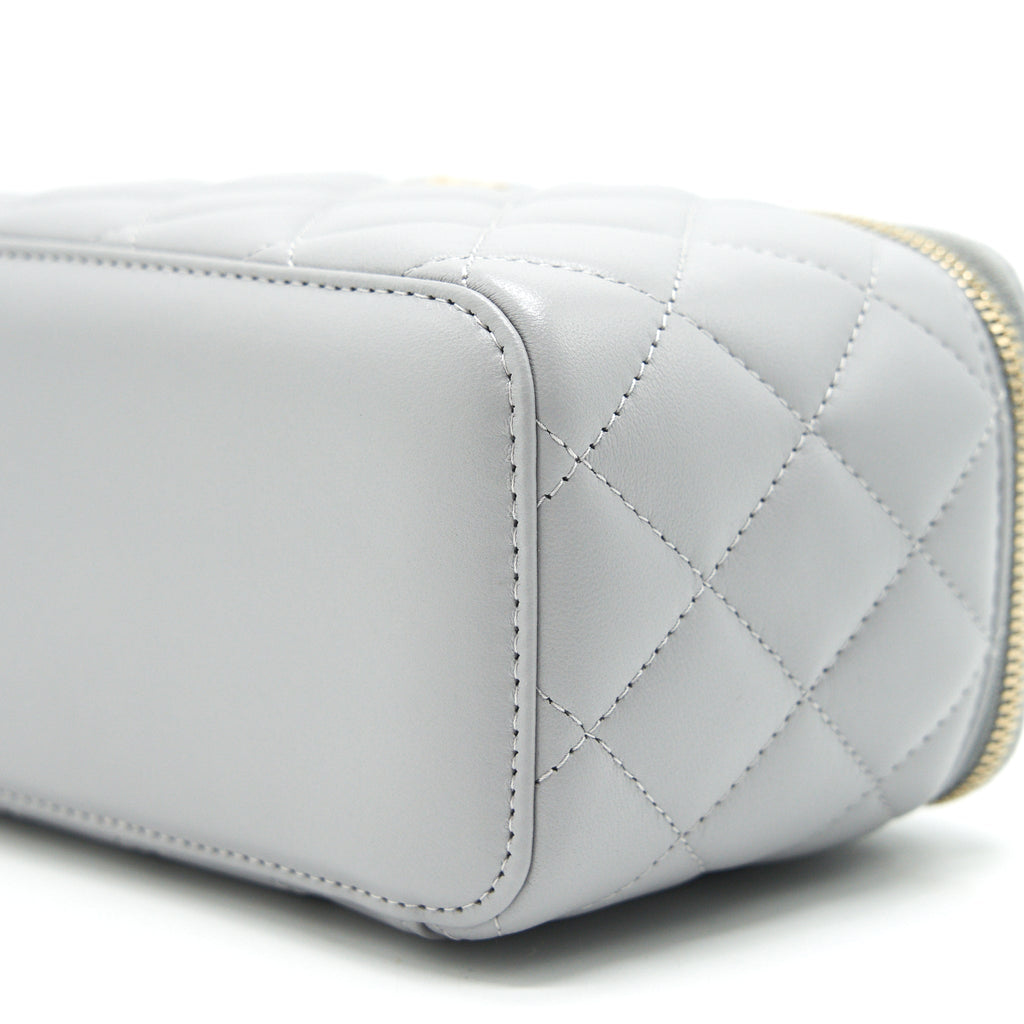 Chanel 21B Grey  Small long Vanity