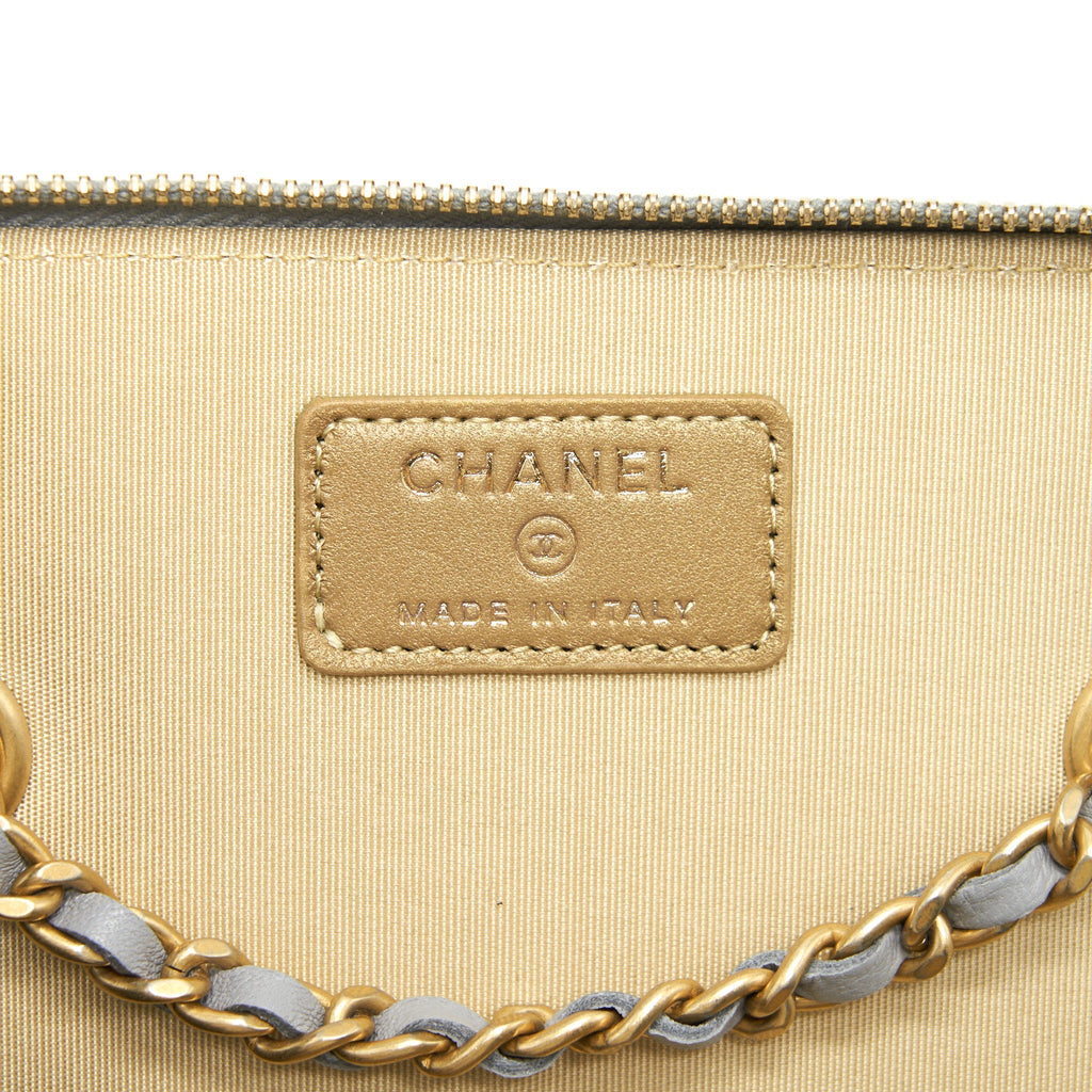 Chanel 21B Grey  Small long Vanity