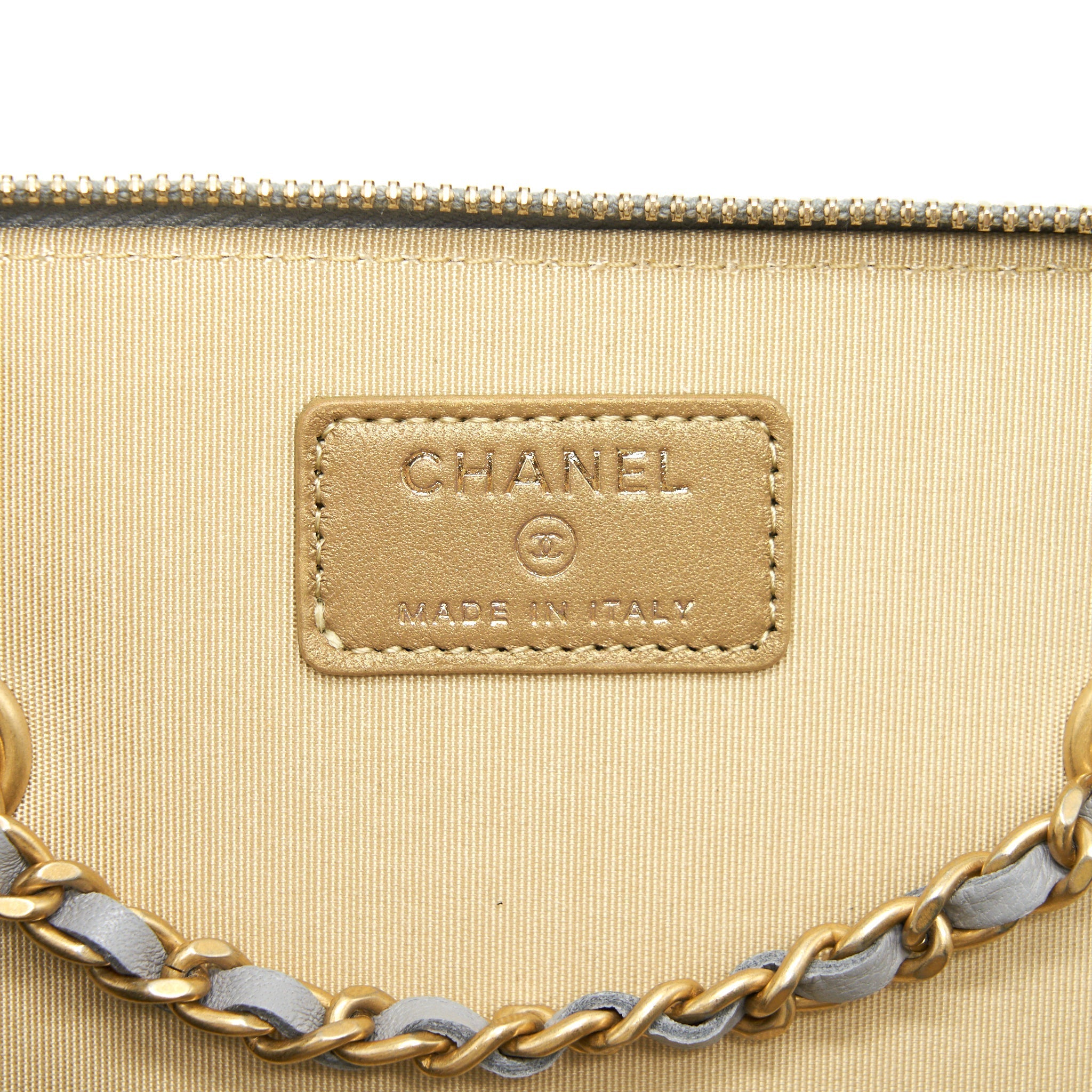 Chanel 21B Grey  Small long Vanity