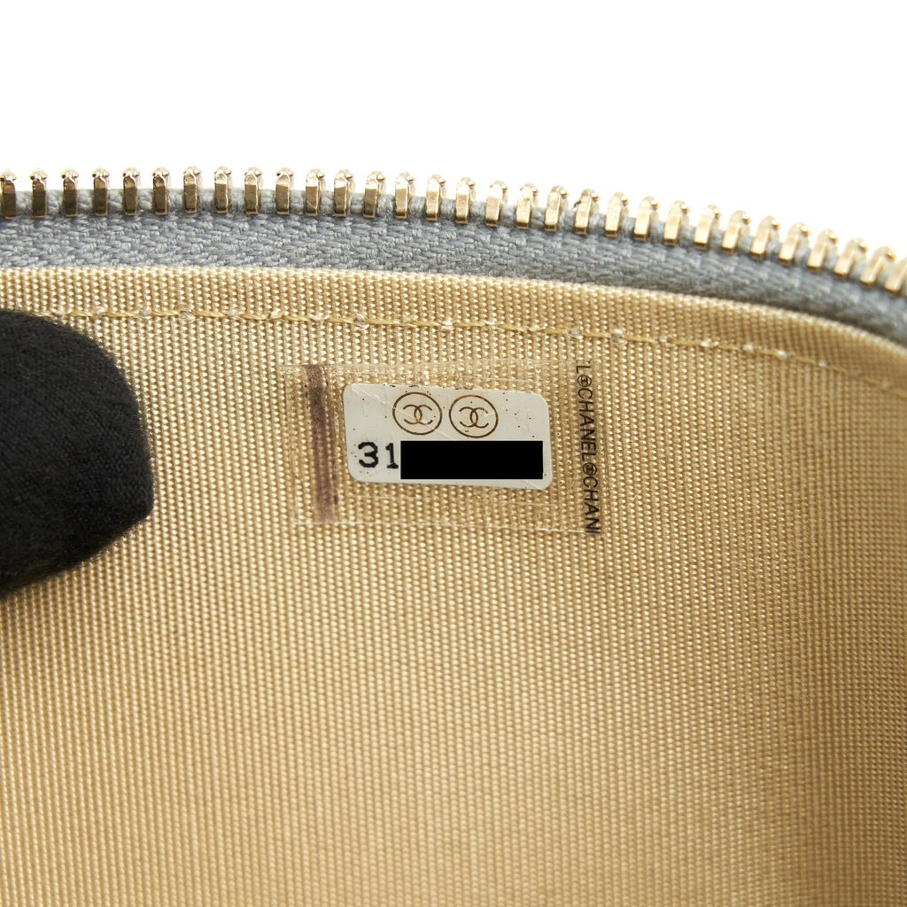 Chanel 21B Grey  Small long Vanity