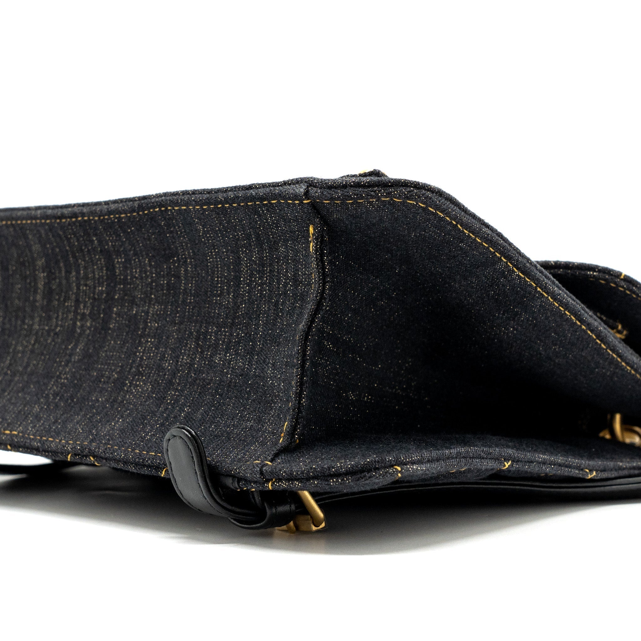 Chanel 23S flap backpack denim dark blue Brushed  (microchip)