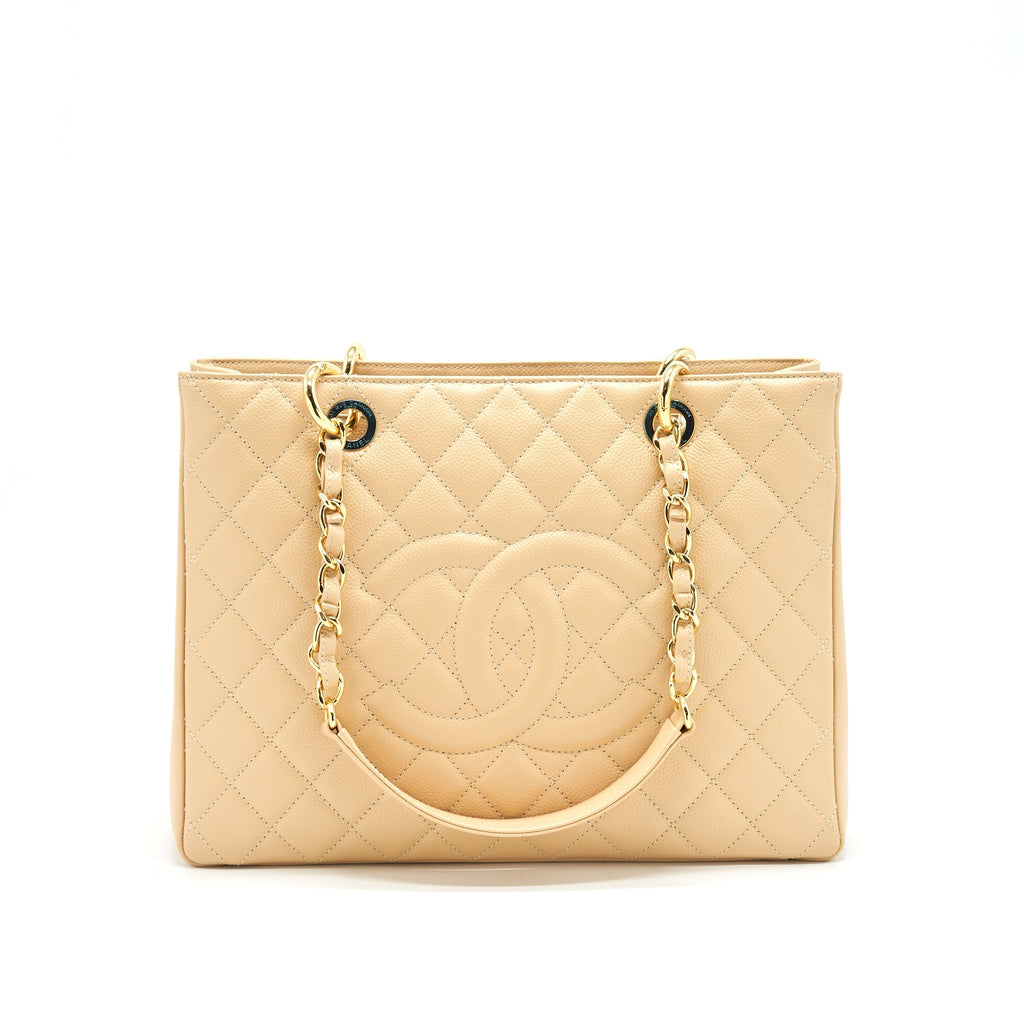 Chanel Grand Shopping Tote Bag Beige with