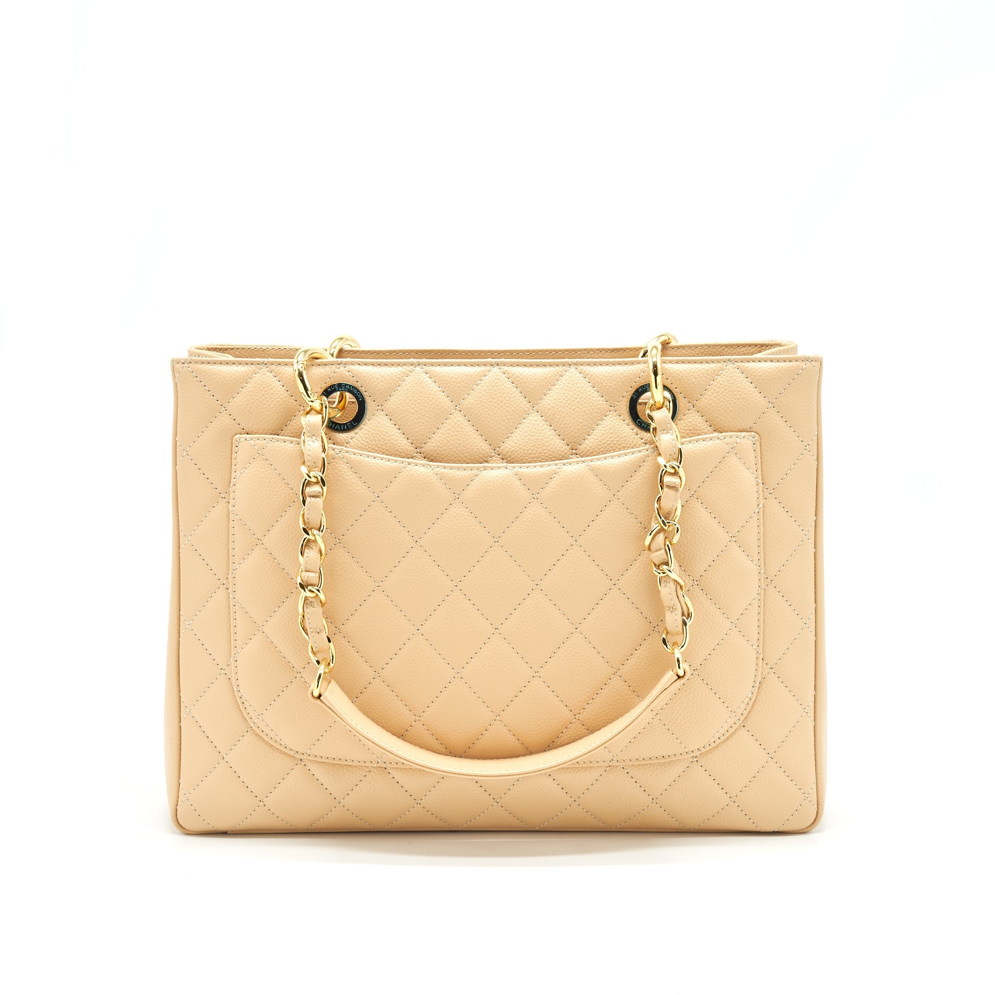 Chanel Grand Shopping Tote Bag Beige with