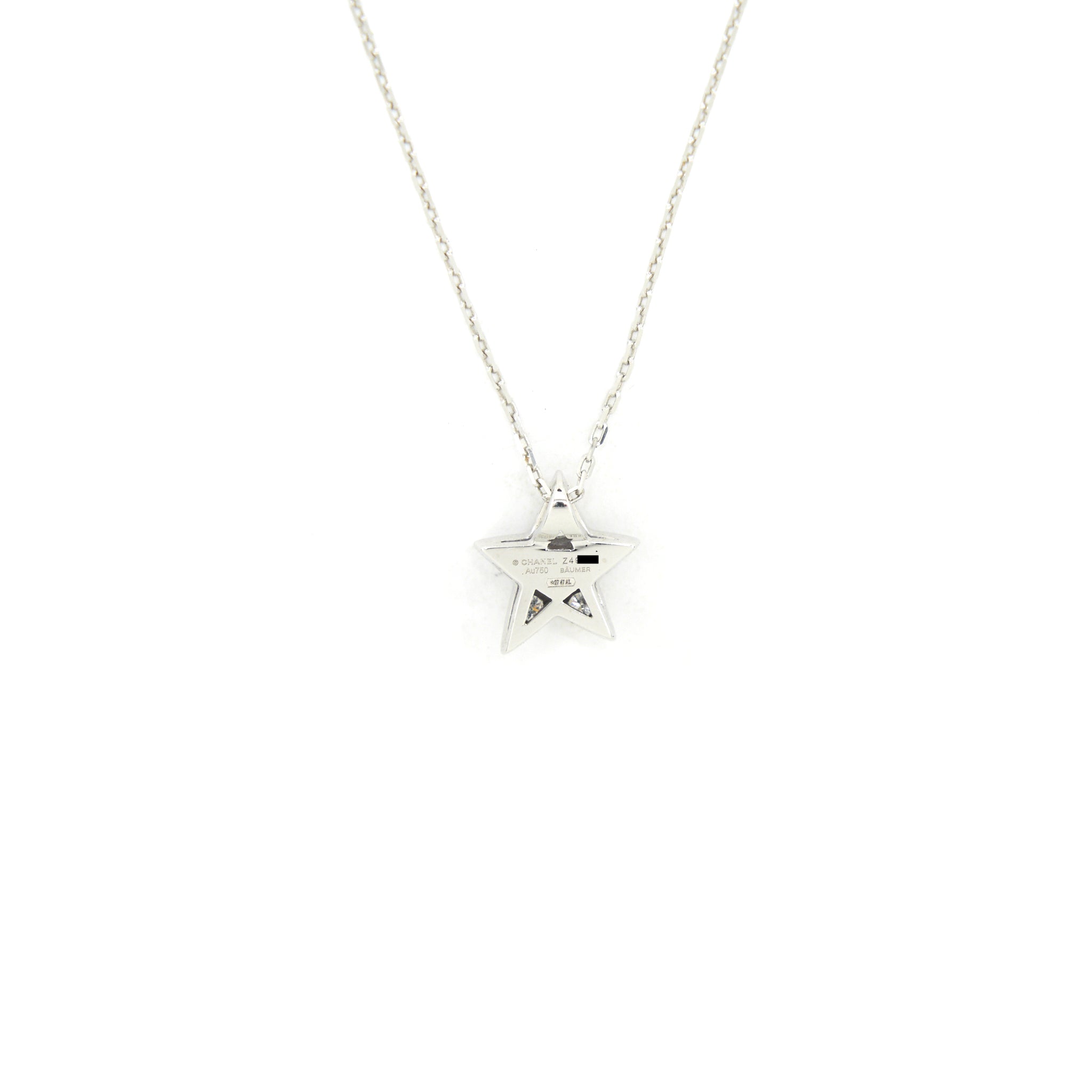 Chanel Comete Geode Necklace Small version 18k White Gold with diamonds