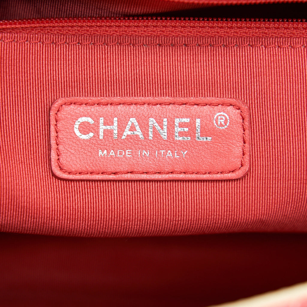 CHANEL Multi Color Caviar Large Flap Bag with