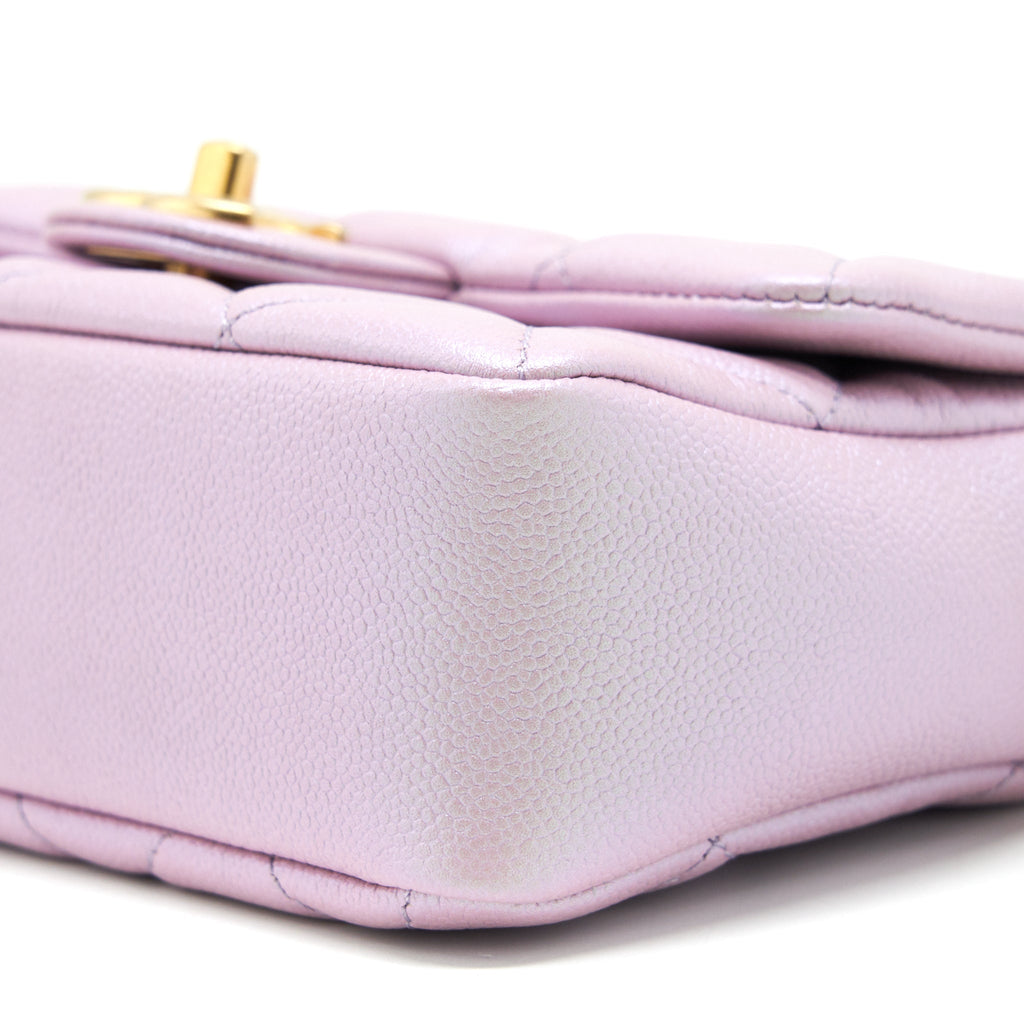 Chanel 21K My Perfect Mini Flap Bag Caviar Pink