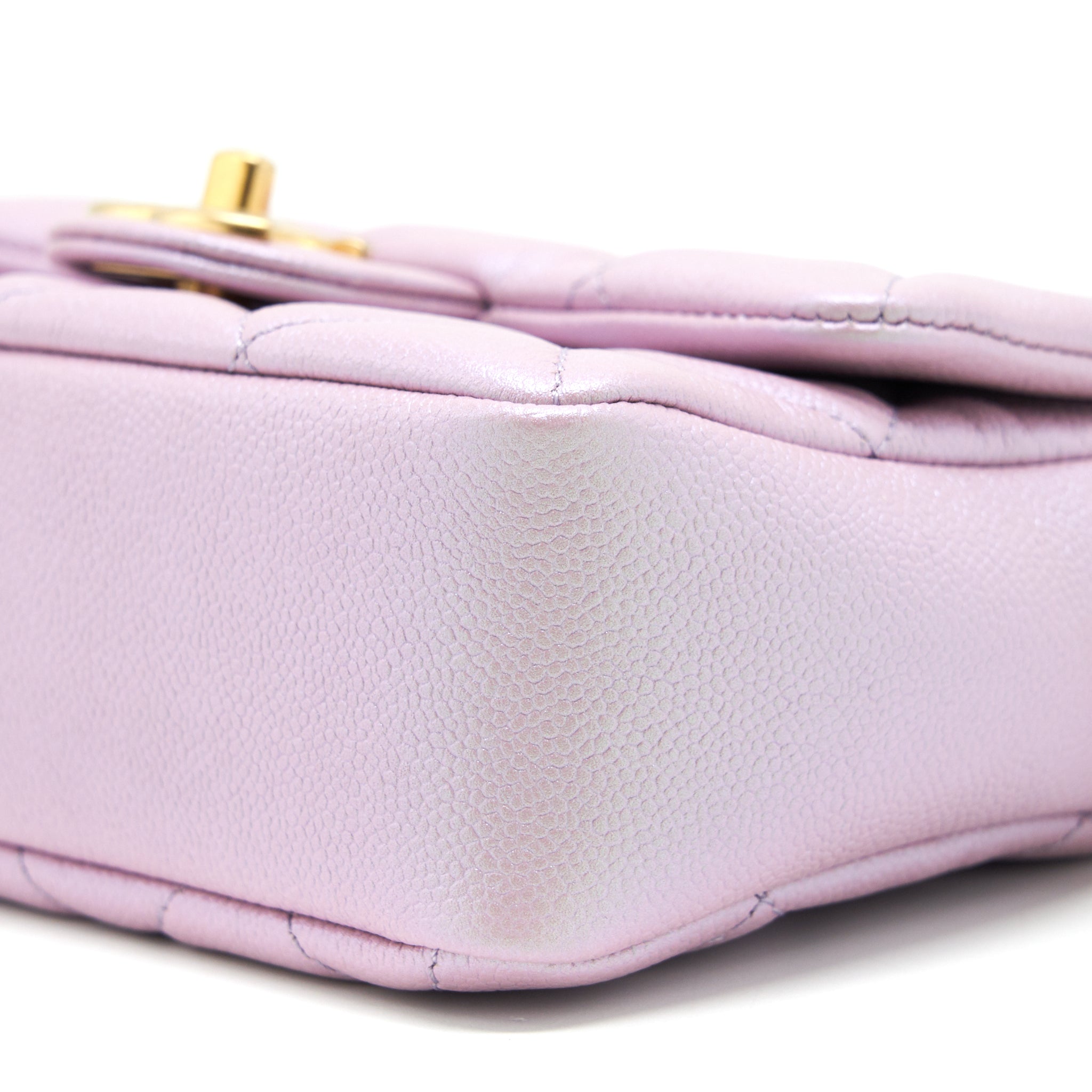 Chanel 21K My Perfect Mini Flap Bag Caviar Pink