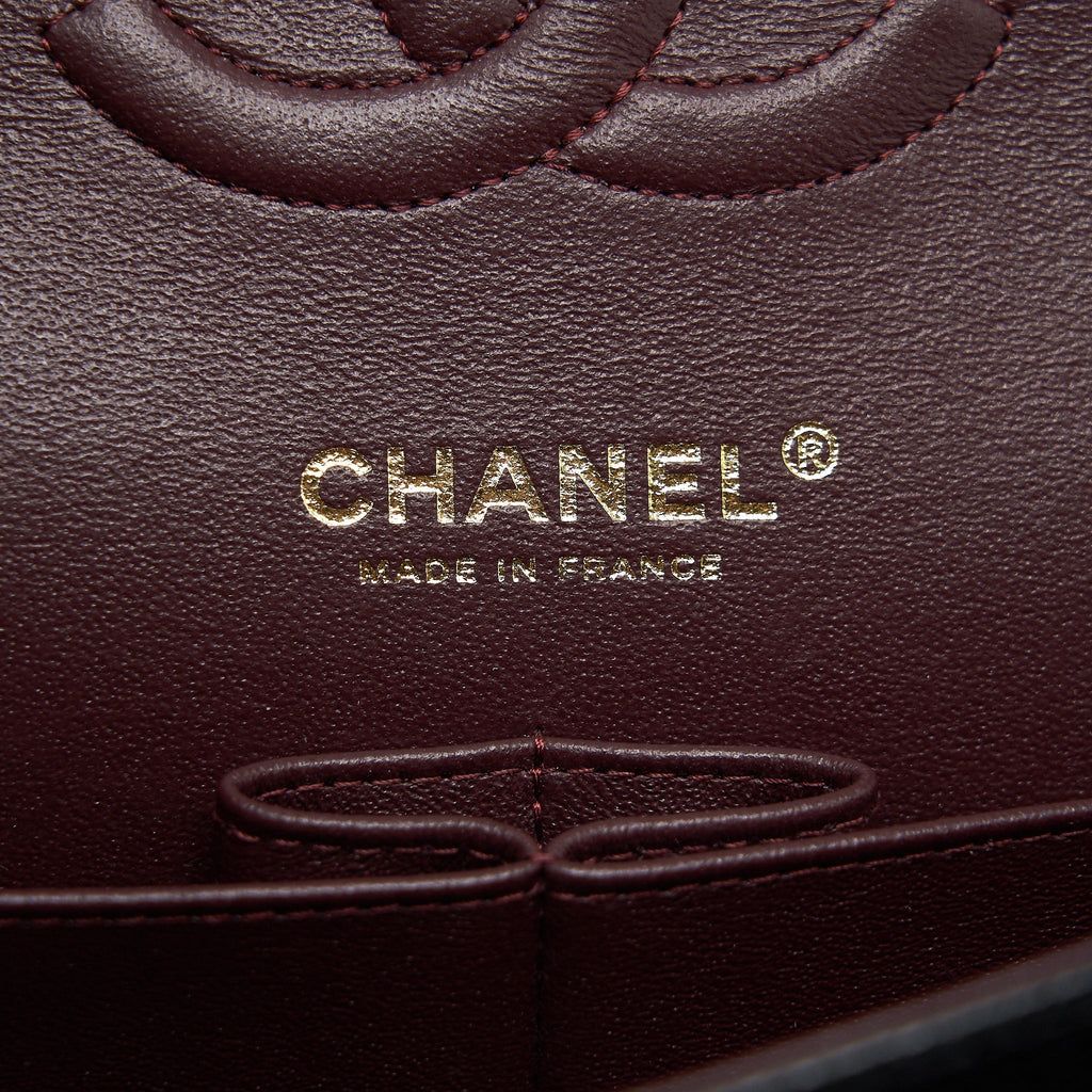 Chanel Medium Classic Double Flap 25cm Caviar Black