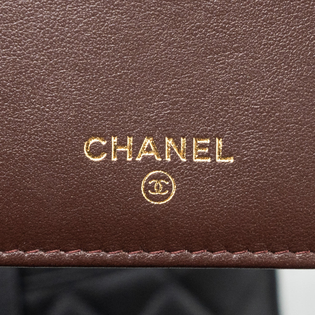 Chanel Clutch Wallet Caviar Black L