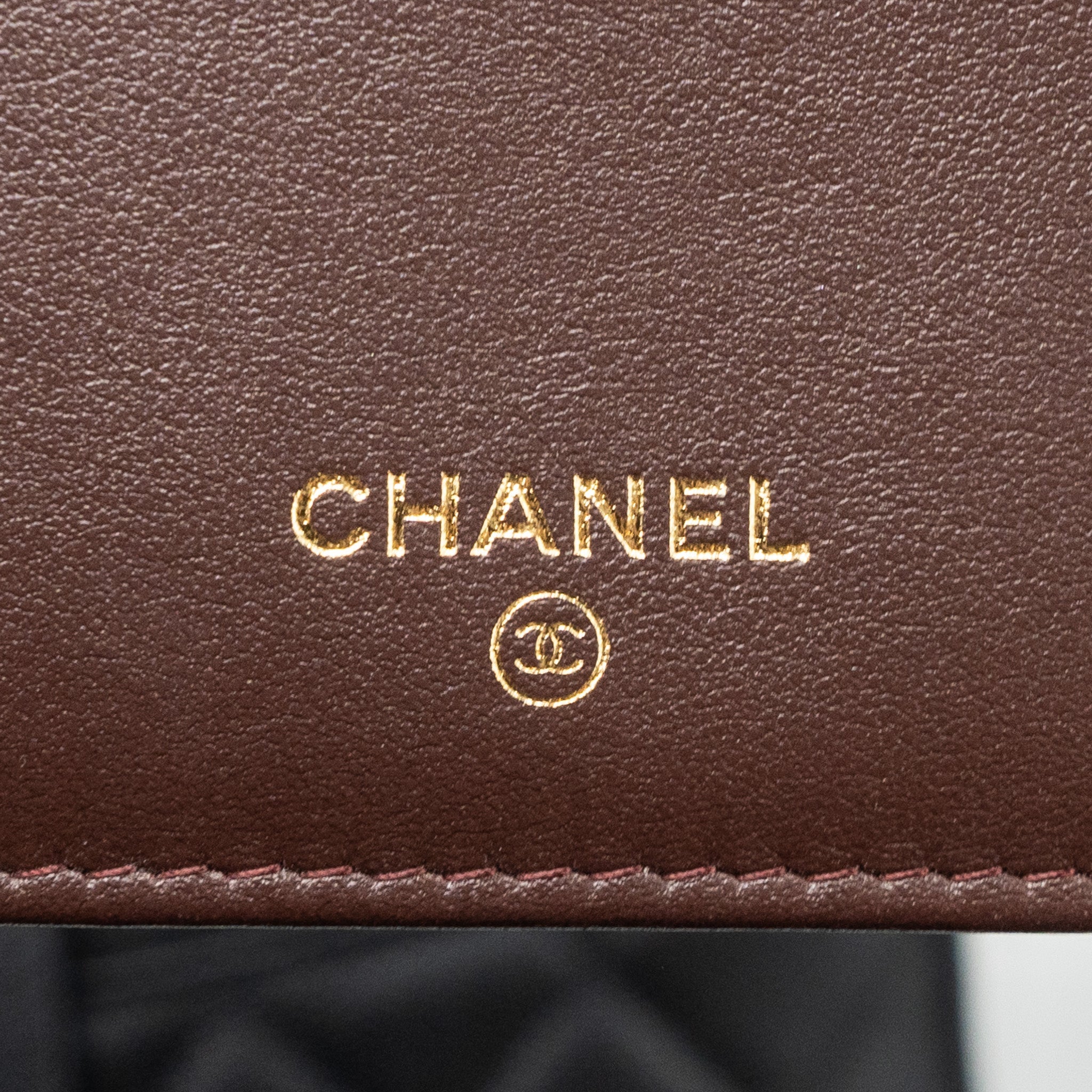 Chanel Clutch Wallet Caviar Black L