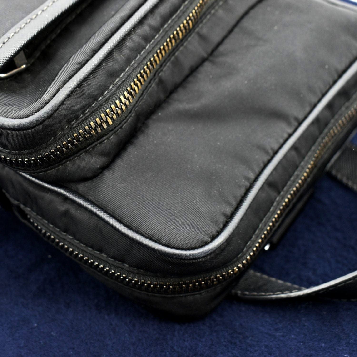 PRADA 2vz026 Nylon Backpack Bag Black