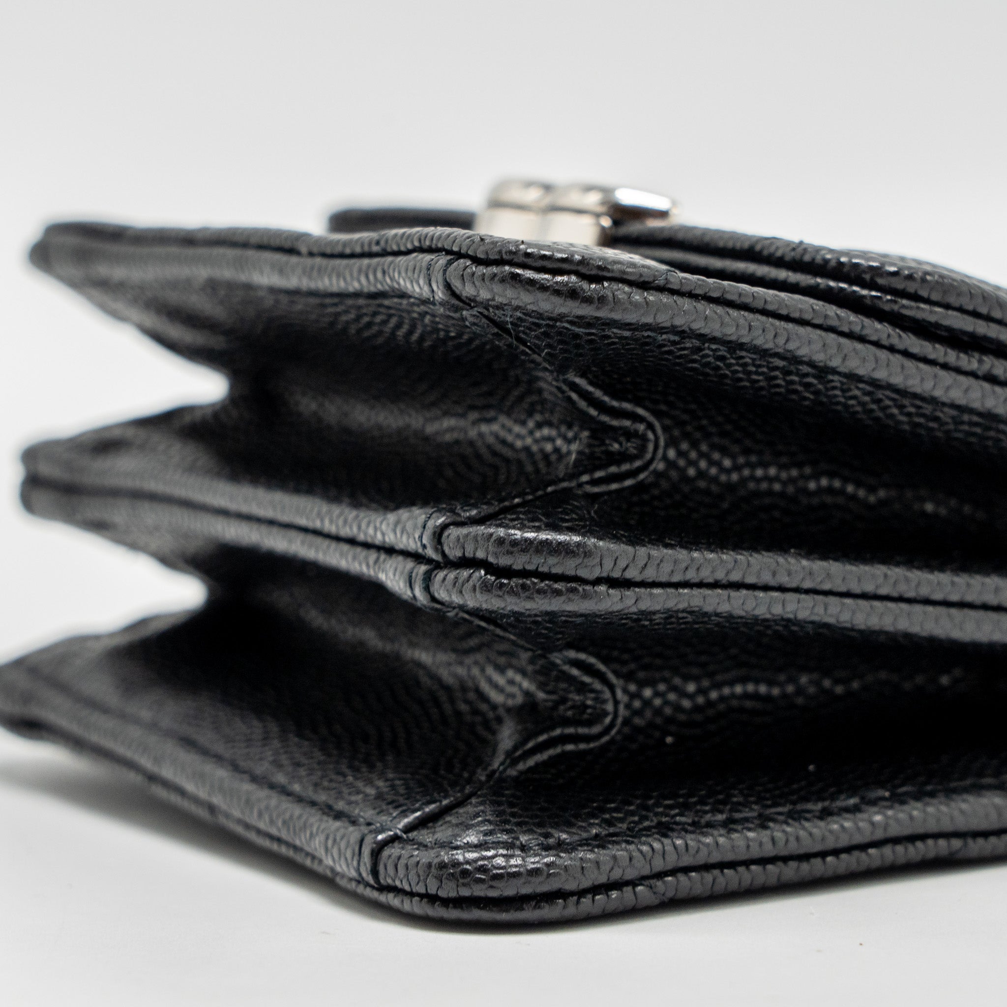 Chanel 22s Mini Clutch With Chain Caviar Black