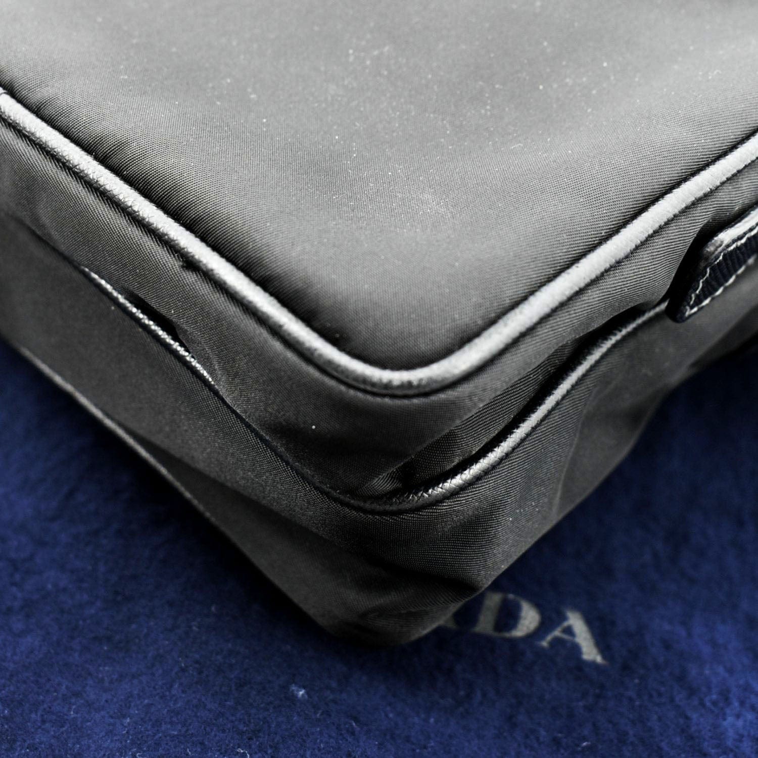 PRADA 2vz026 Nylon Backpack Bag Black