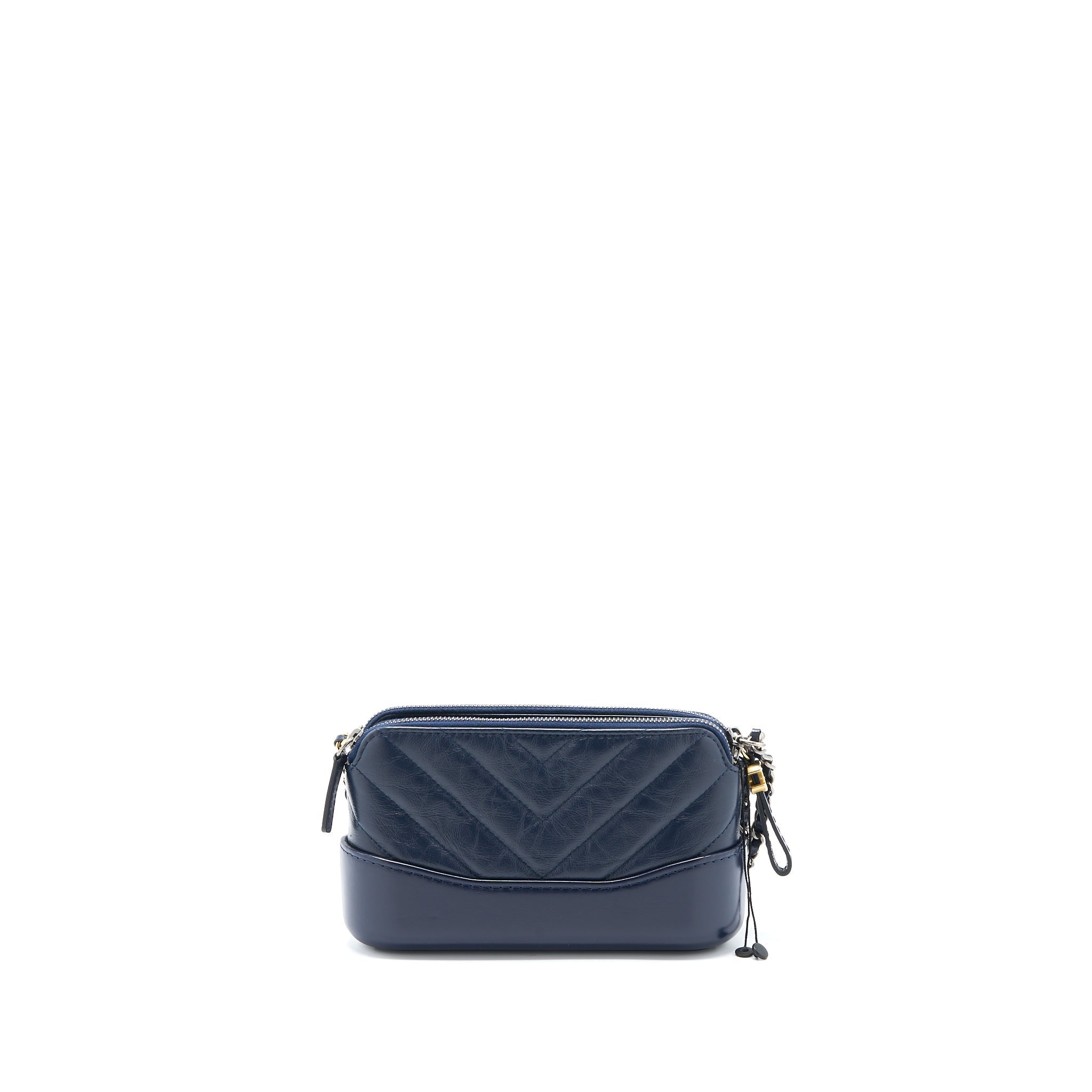 Chanel Gabrielle Clutch on Chain Aged Calfskin Navy