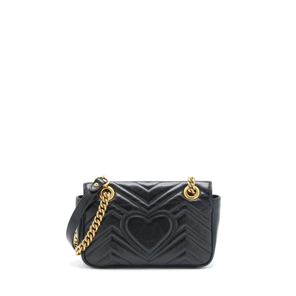 Gucci Mini Marmont Matelasse Bag Black