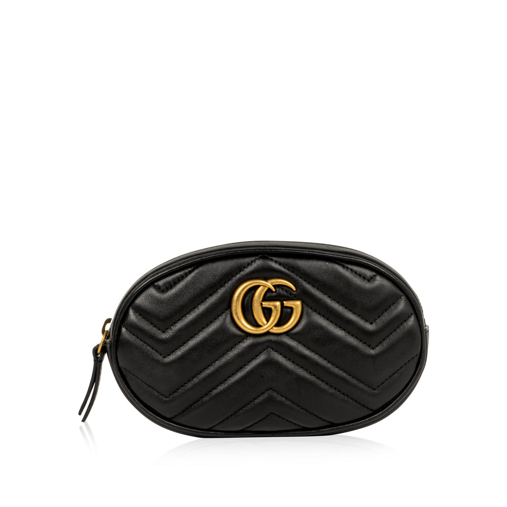 Gucci Marmont Leather Belt Bag