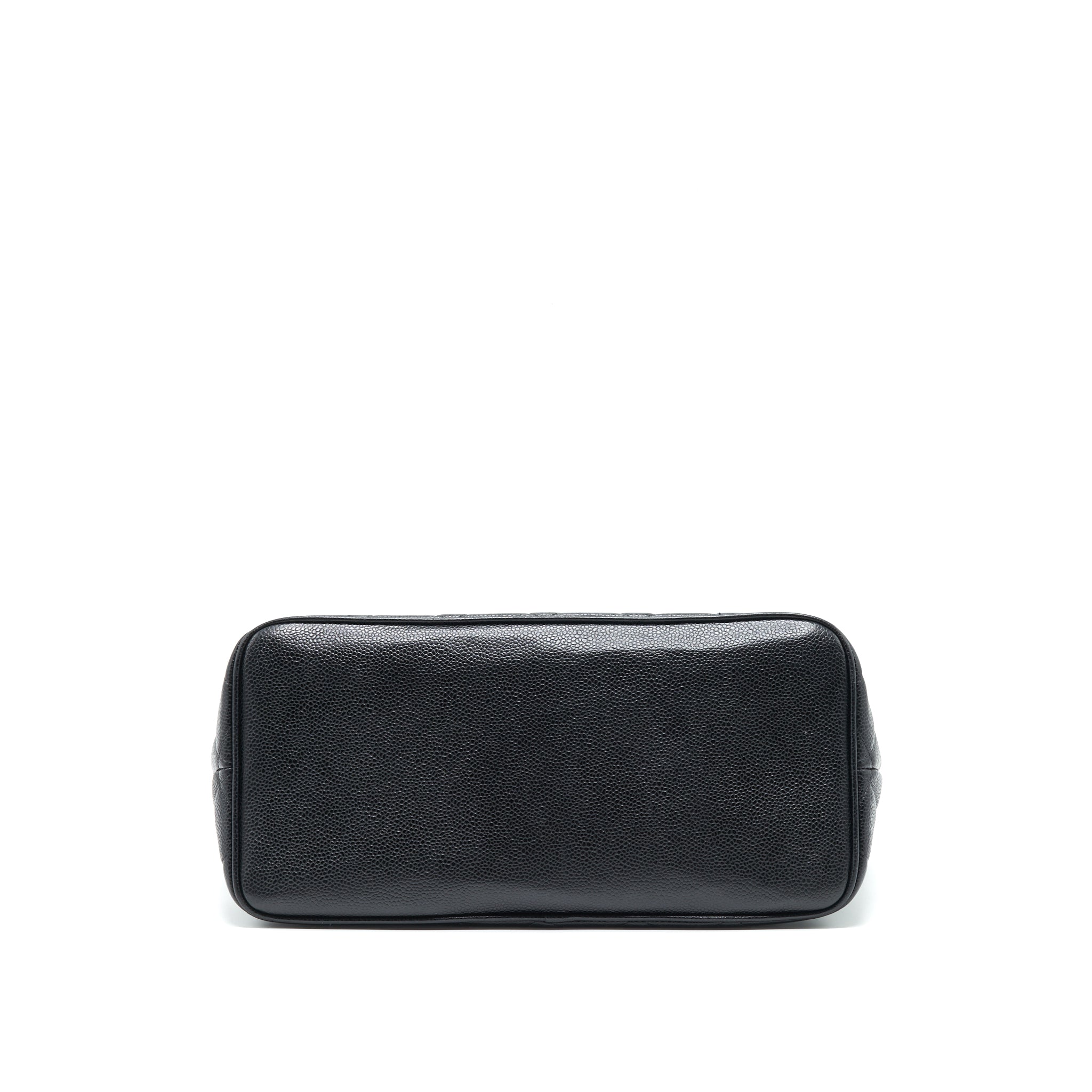 Chanel Vintag Medallion Tote Bag Caviar Black