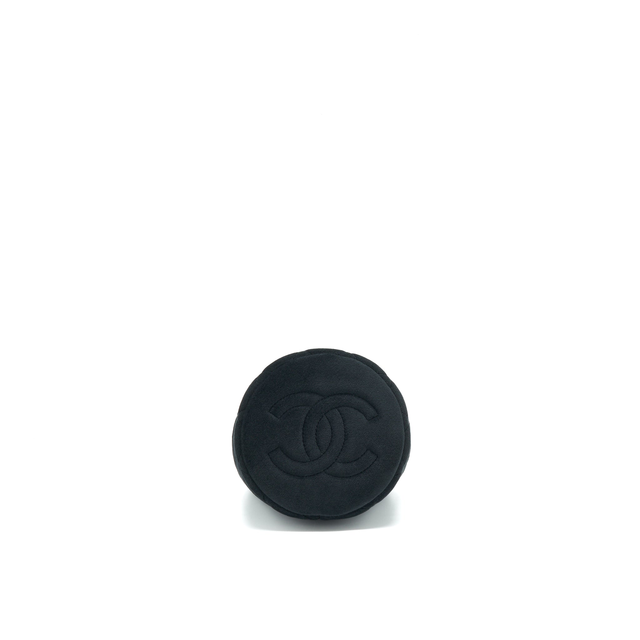 Chanel Pearl Crush On Chain Mini Bucket Velvet Black L
