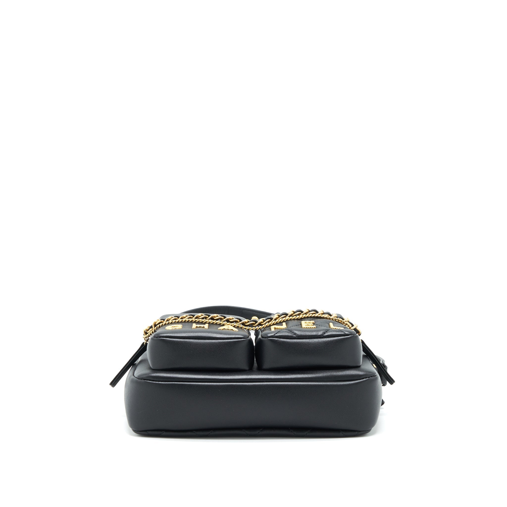 Chanel 22C Camera Bag Calfskin Black