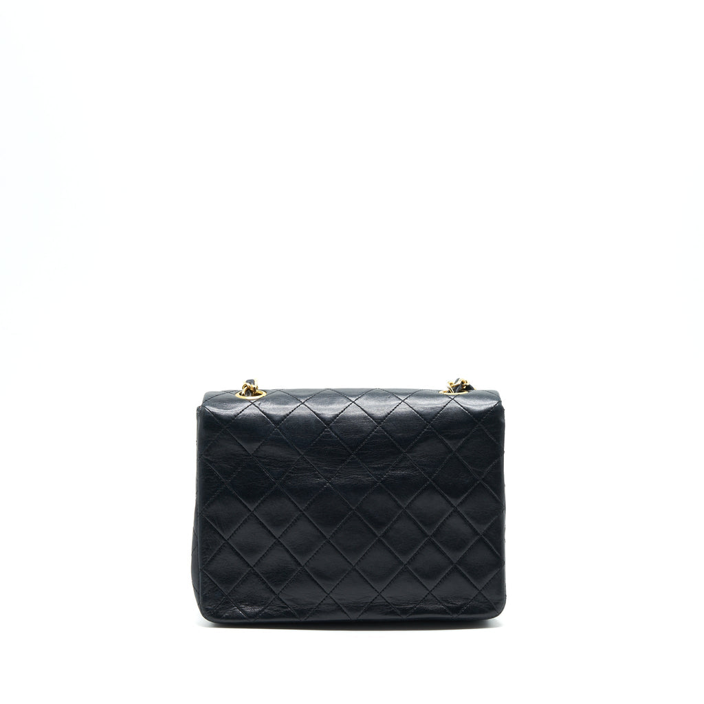 Chanel Vintage Small Flap Bag Lambskin Black