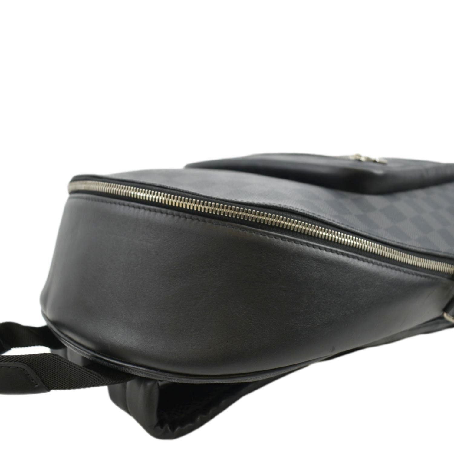 LOUIS VUITTON Josh Damier Graphite Backpack Black
