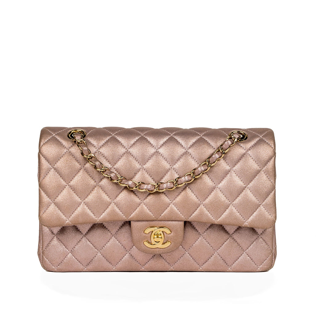 Chanel Classic Flap Bag - Medium - Metallic Goatskin