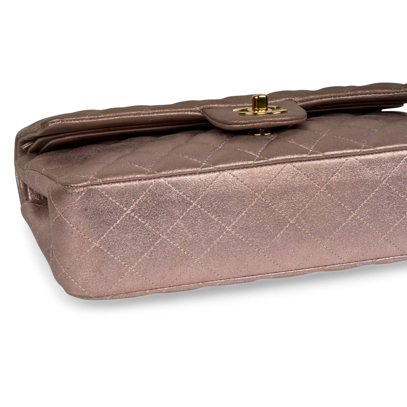 Chanel Classic Flap Bag - Medium - Metallic Goatskin