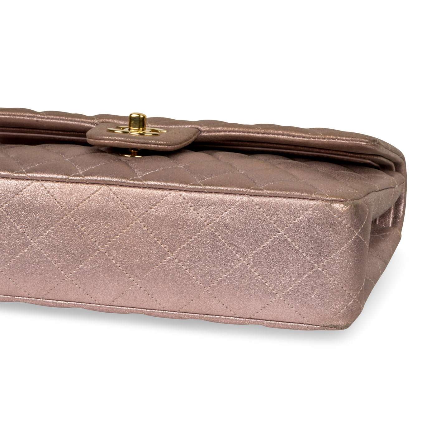 Chanel Classic Flap Bag - Medium - Metallic Goatskin