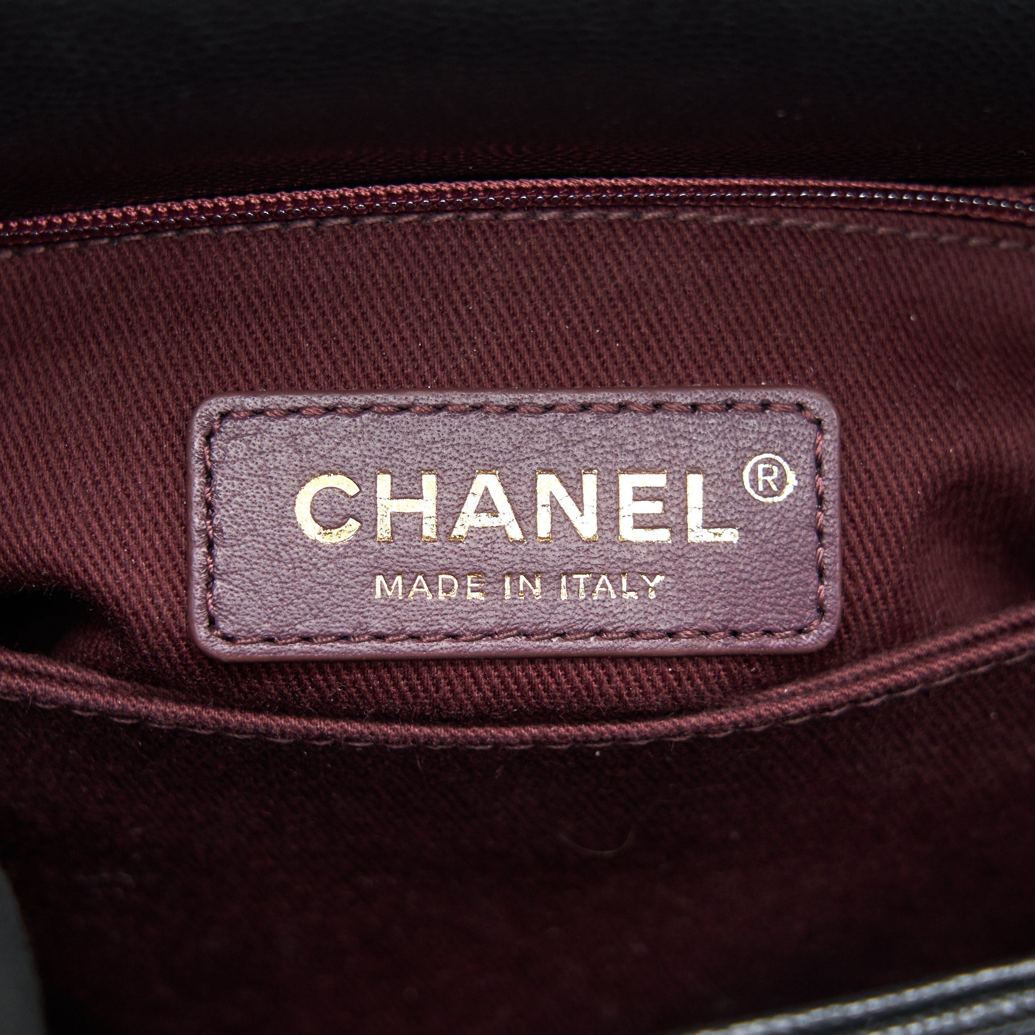 Chanel Mini Coco Handle Flap Caviar in Black