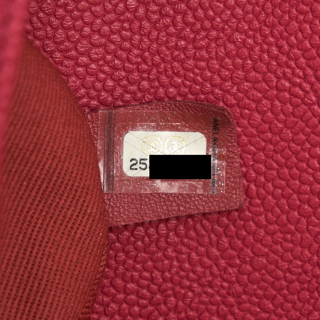 Chanel Messenger Crossbody Bag Caviar Red