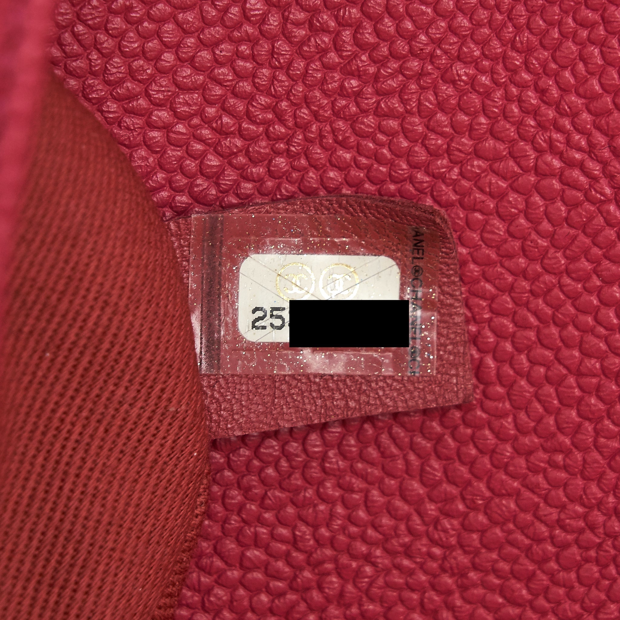 Chanel Messenger Crossbody Bag Caviar Red