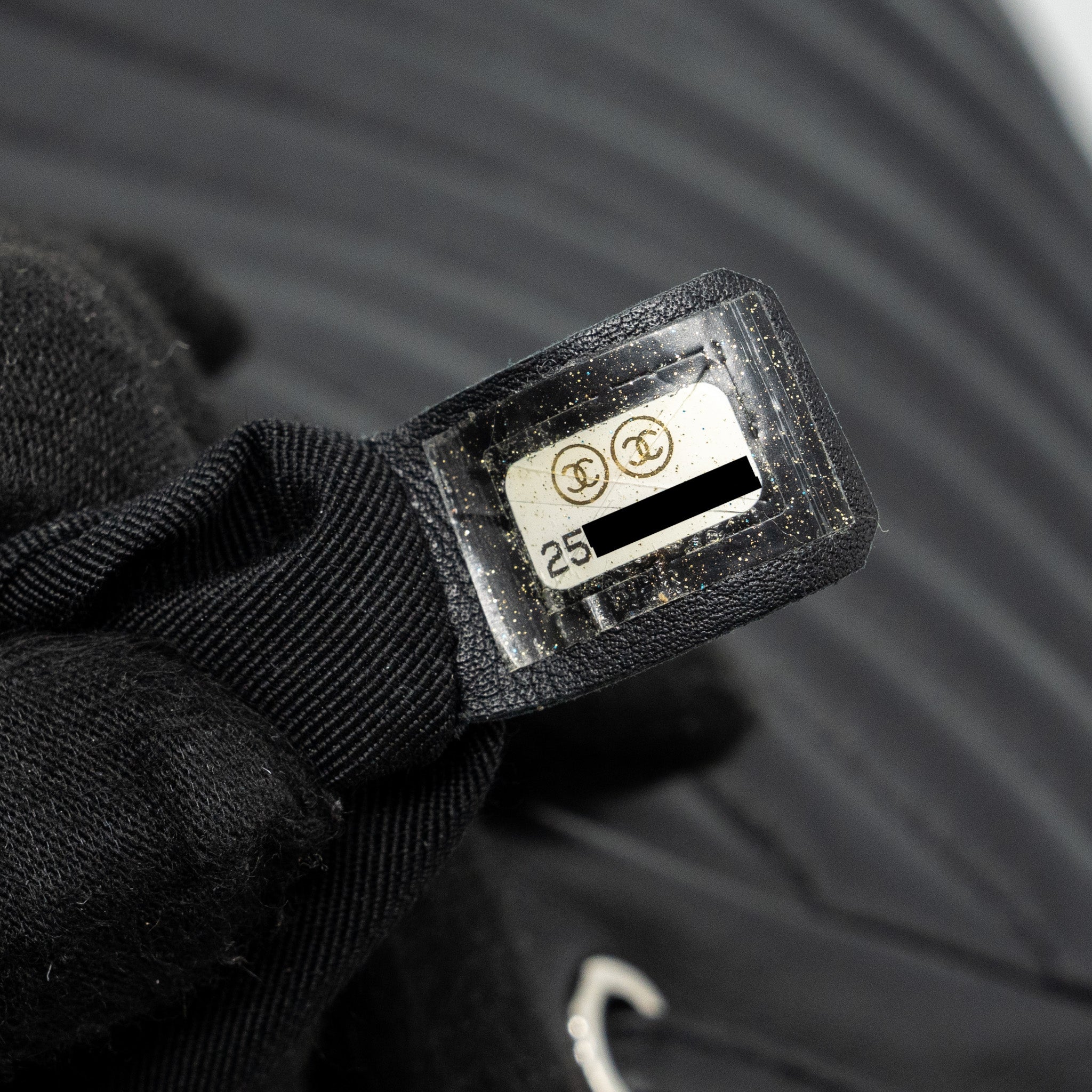 Chanel Small Urban Spirit  Backpack Chevron Calfskin Black