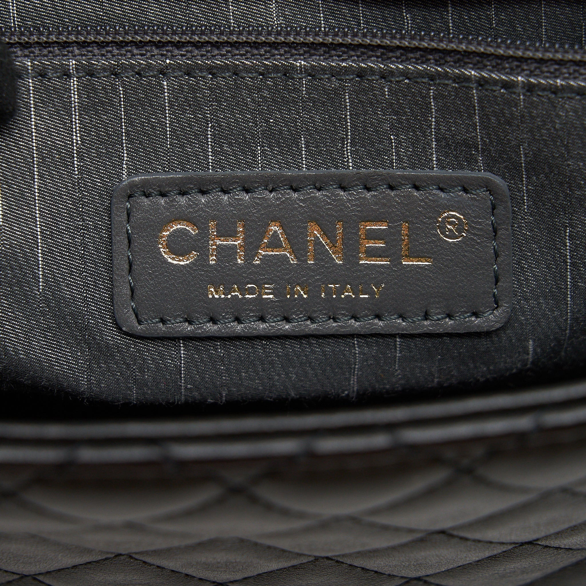 Chanel Westminster Shoulder Bag Lambskin Black L