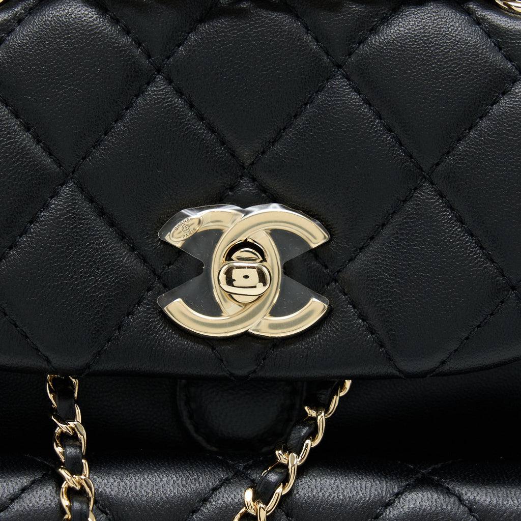 Chanel Duma Mini Backpack Black L