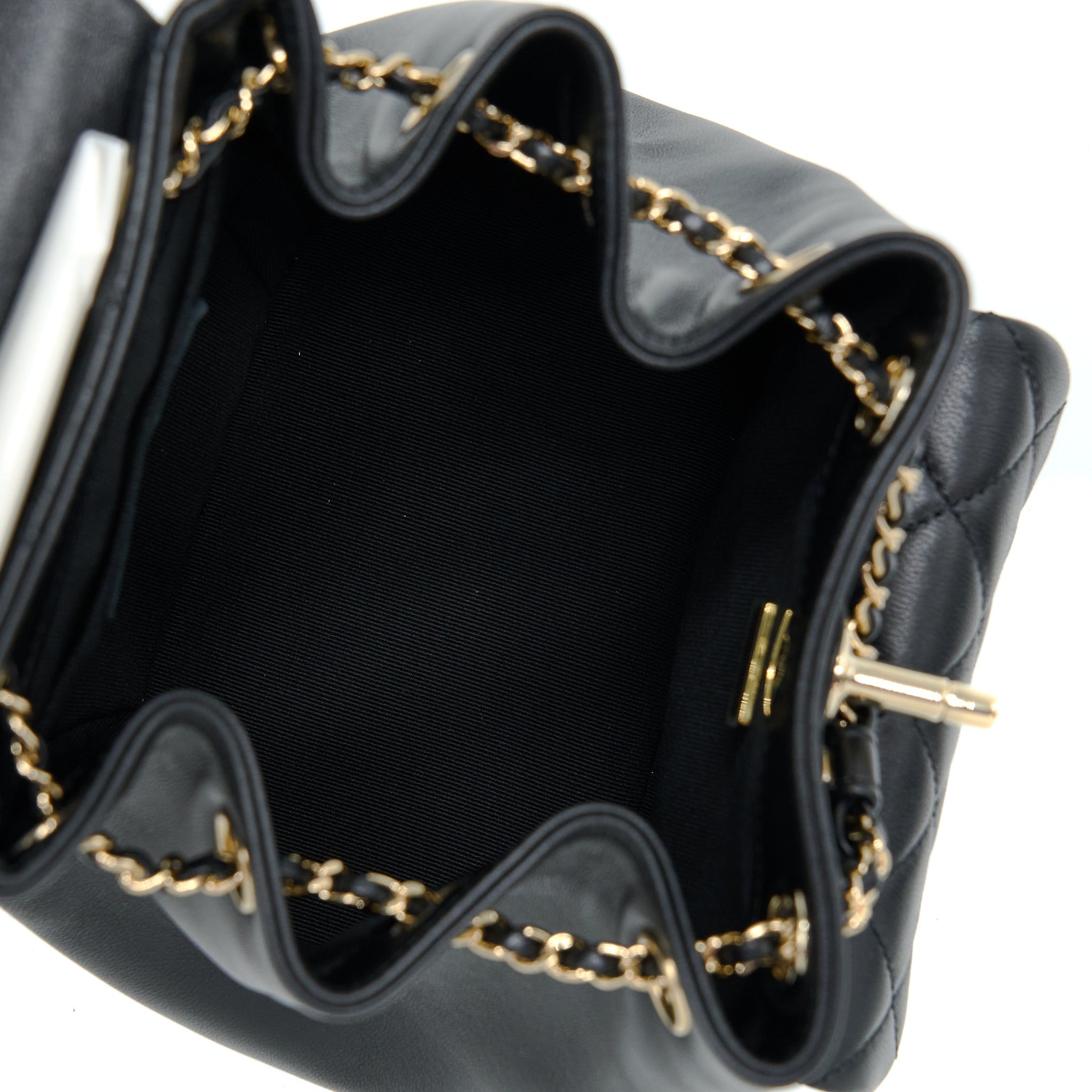 Chanel Duma Mini Backpack Black L