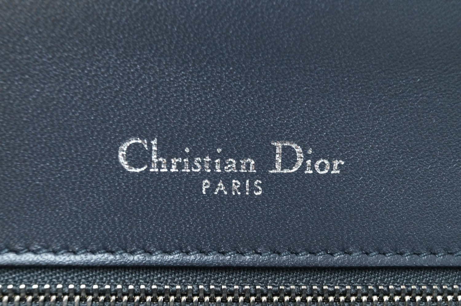 CHRISTIAN DIOR Handbags - Diorama Silver Perforated Leather Bag