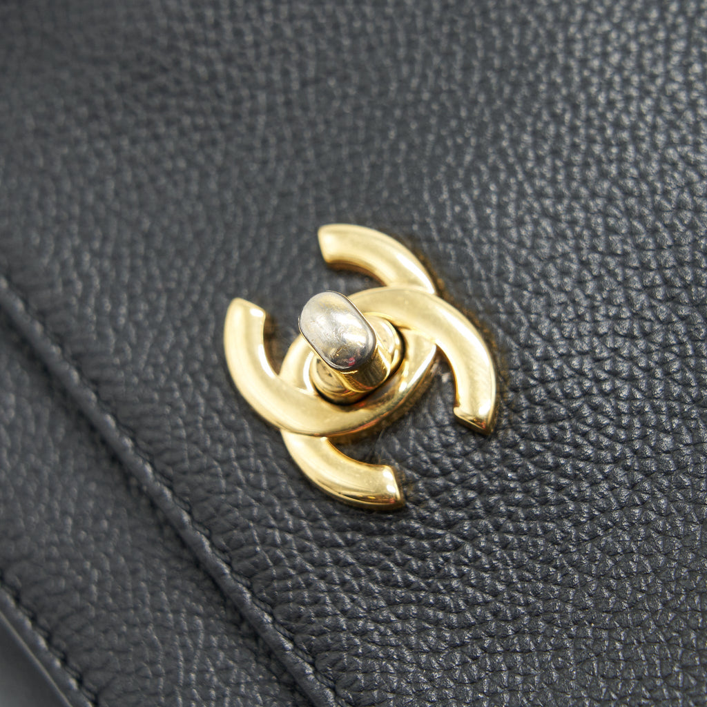 Chanel Executive Cerf Small Tote Bag Caviar black with