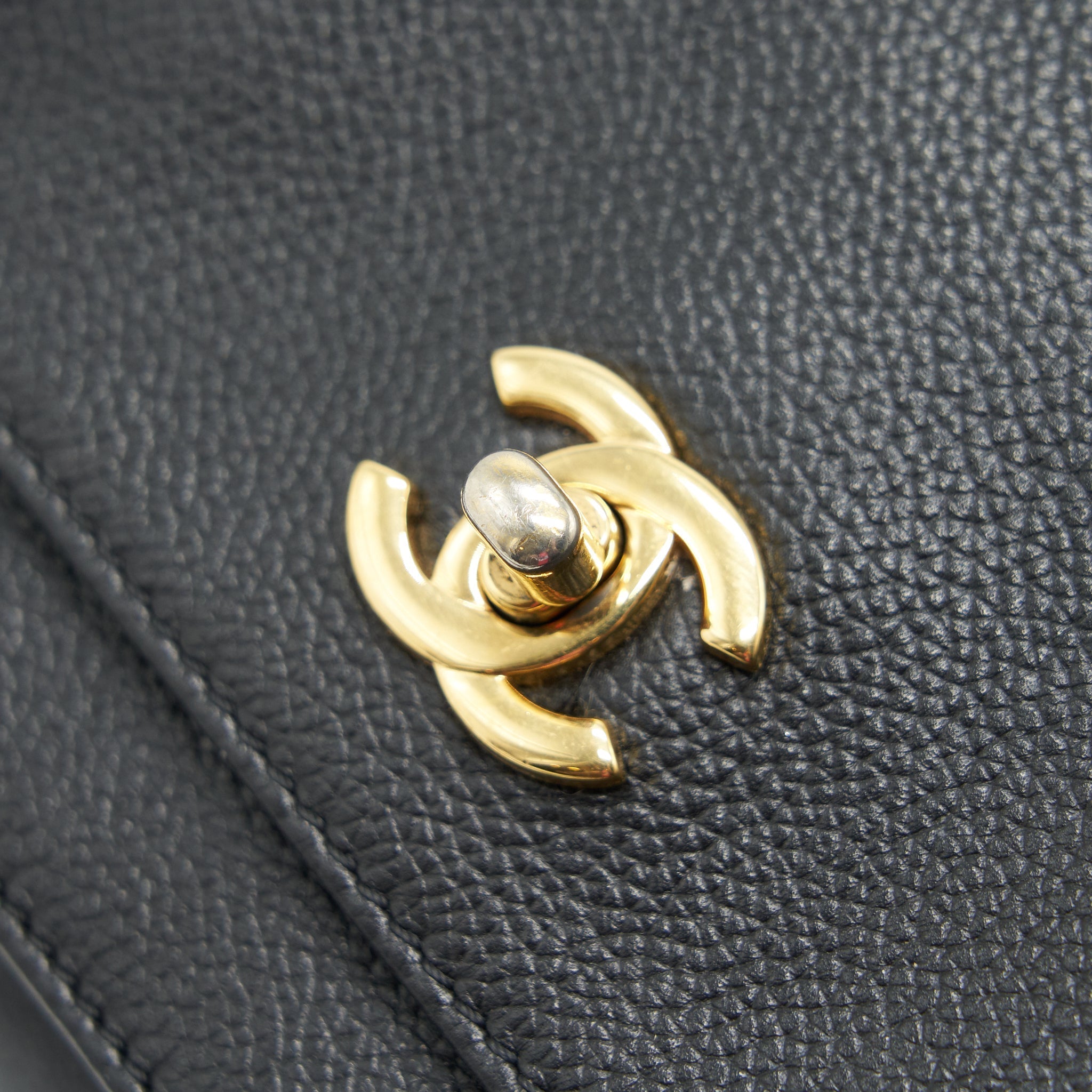 Chanel Executive Cerf Small Tote Bag Caviar black with