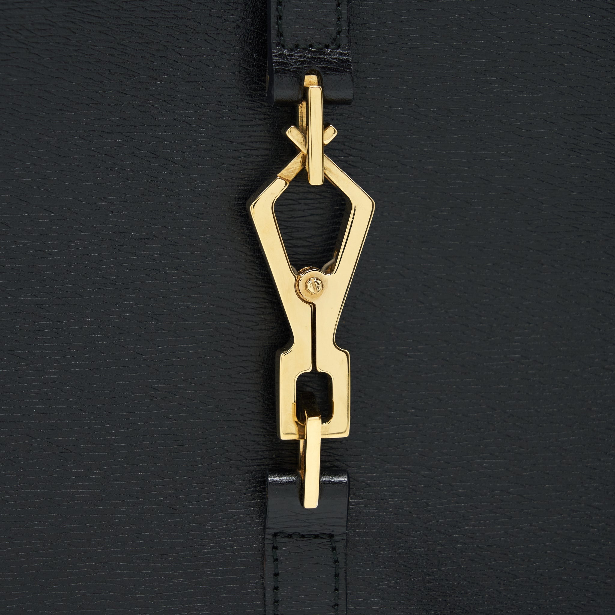 Gucci Vintage Jackie With Bamboo Handle Black