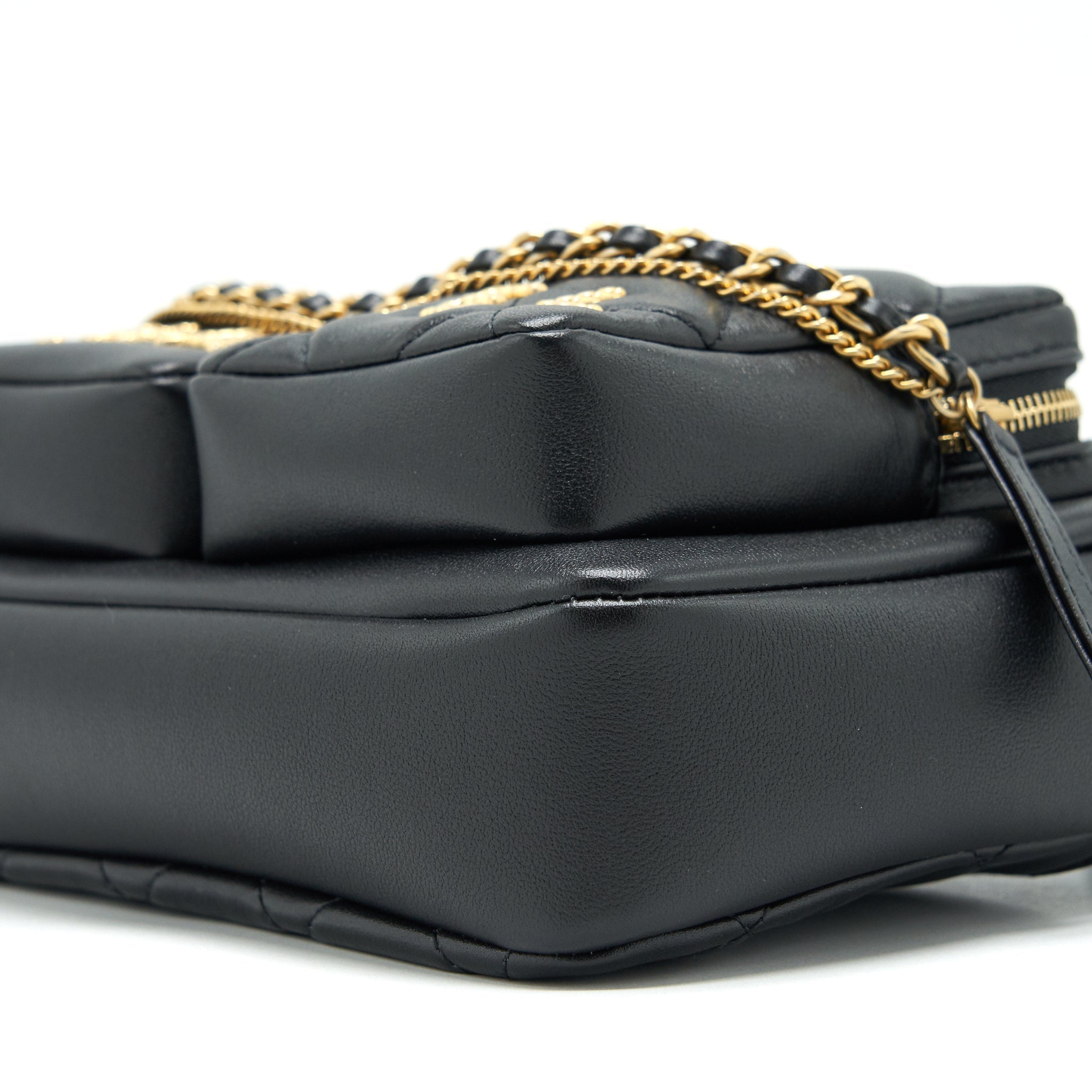 Chanel 22C Camera Bag Calfskin Black
