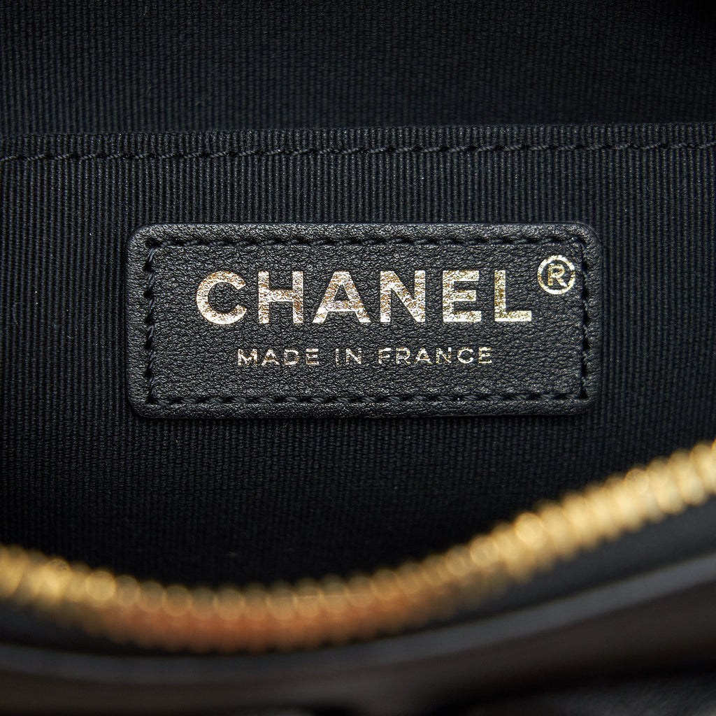 Chanel 22C Camera Bag Calfskin Black