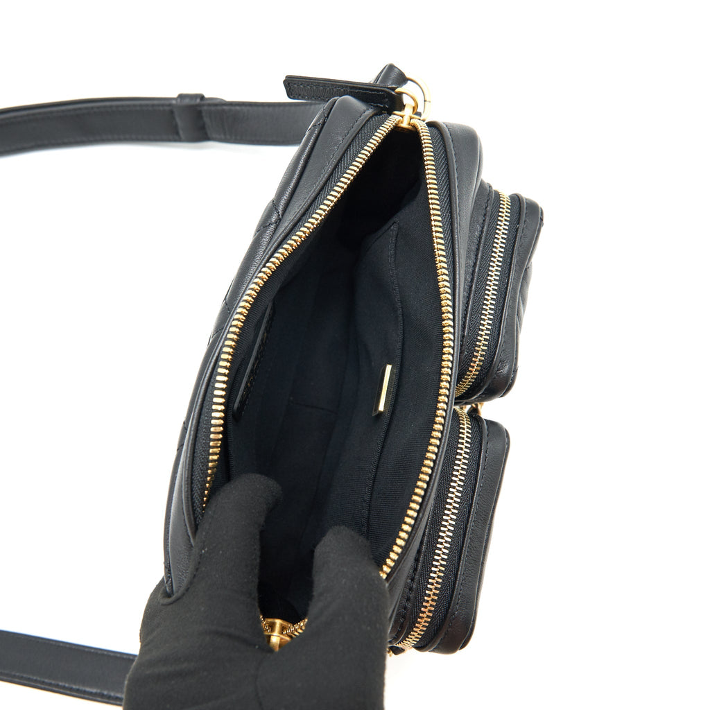 Chanel 22C Camera Bag Calfskin Black