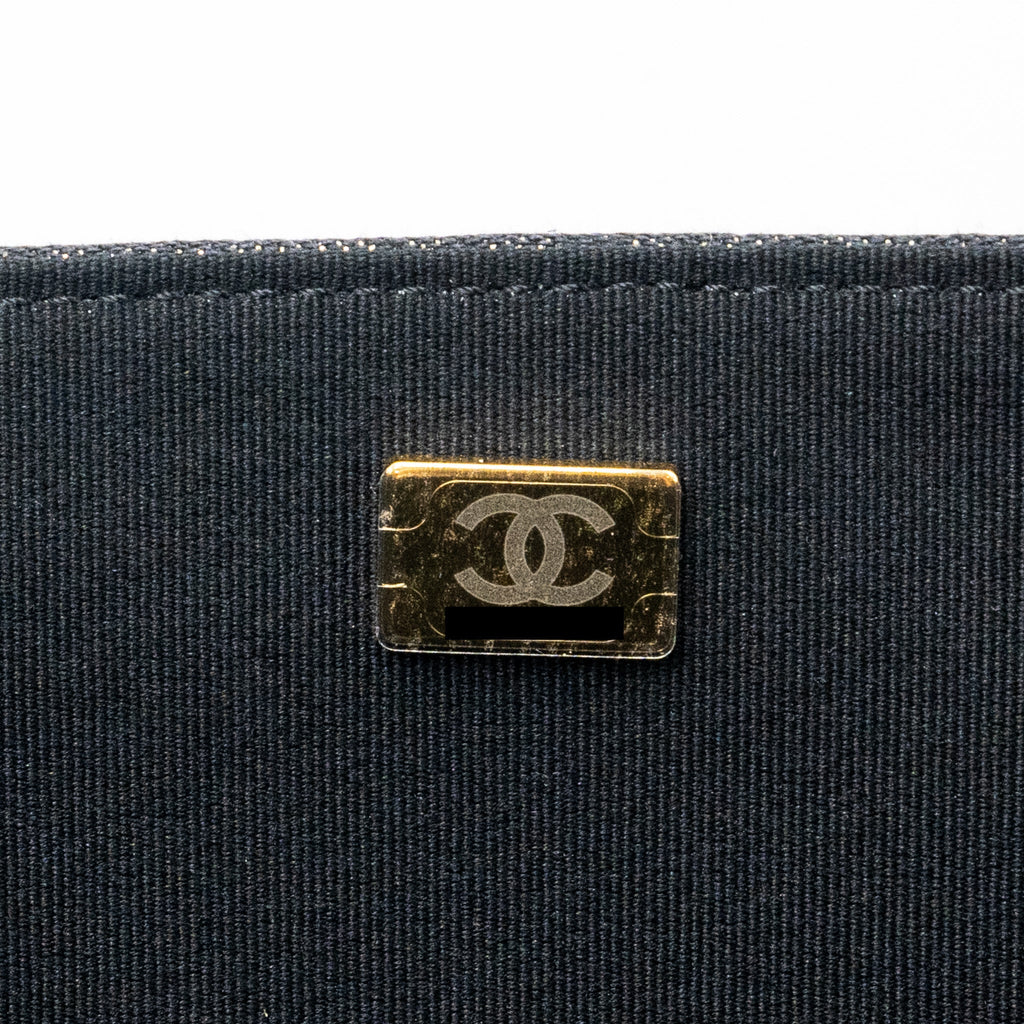 Chanel 23S flap backpack denim dark blue Brushed  (microchip)
