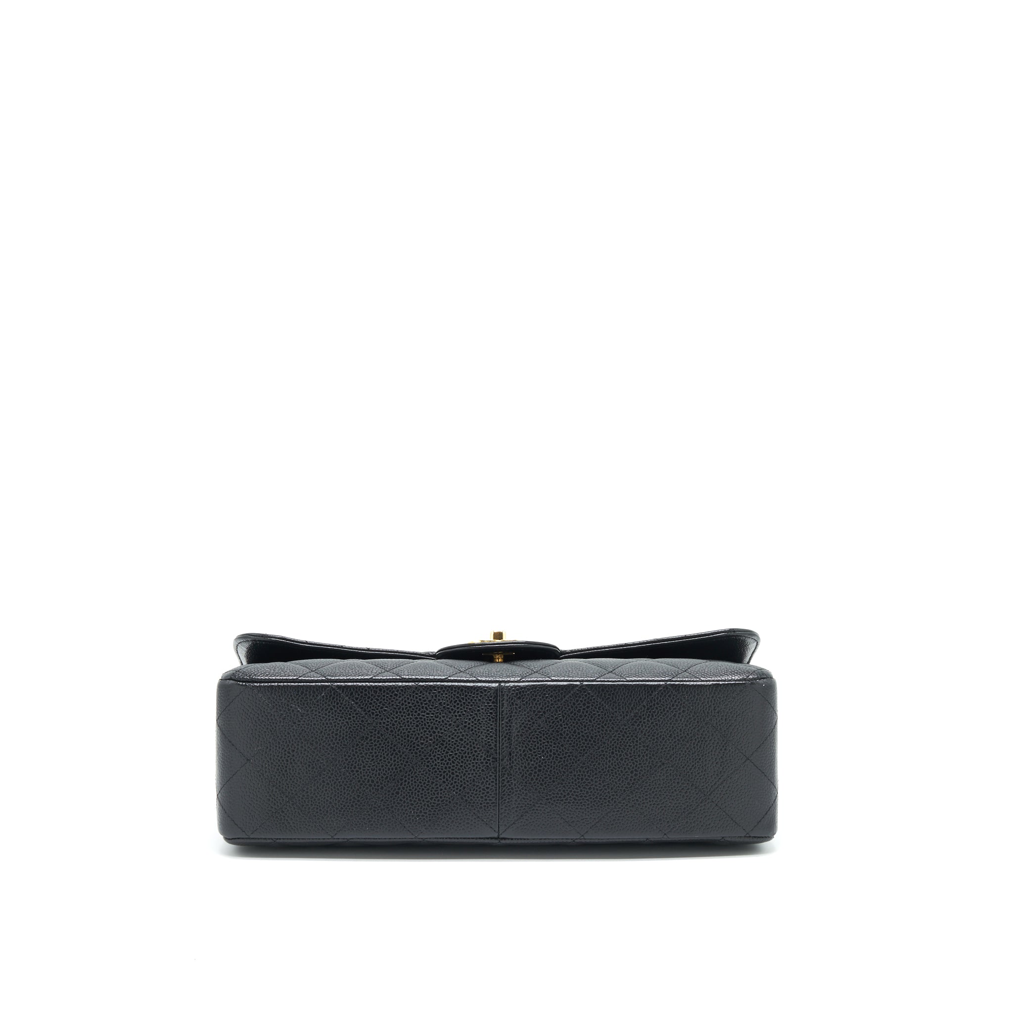 Chanel Vintage Jumbo Single Flap Caviar Black