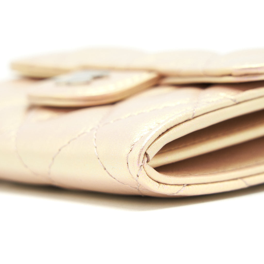 Chanel Iridescent  Holder Calfskin Pink