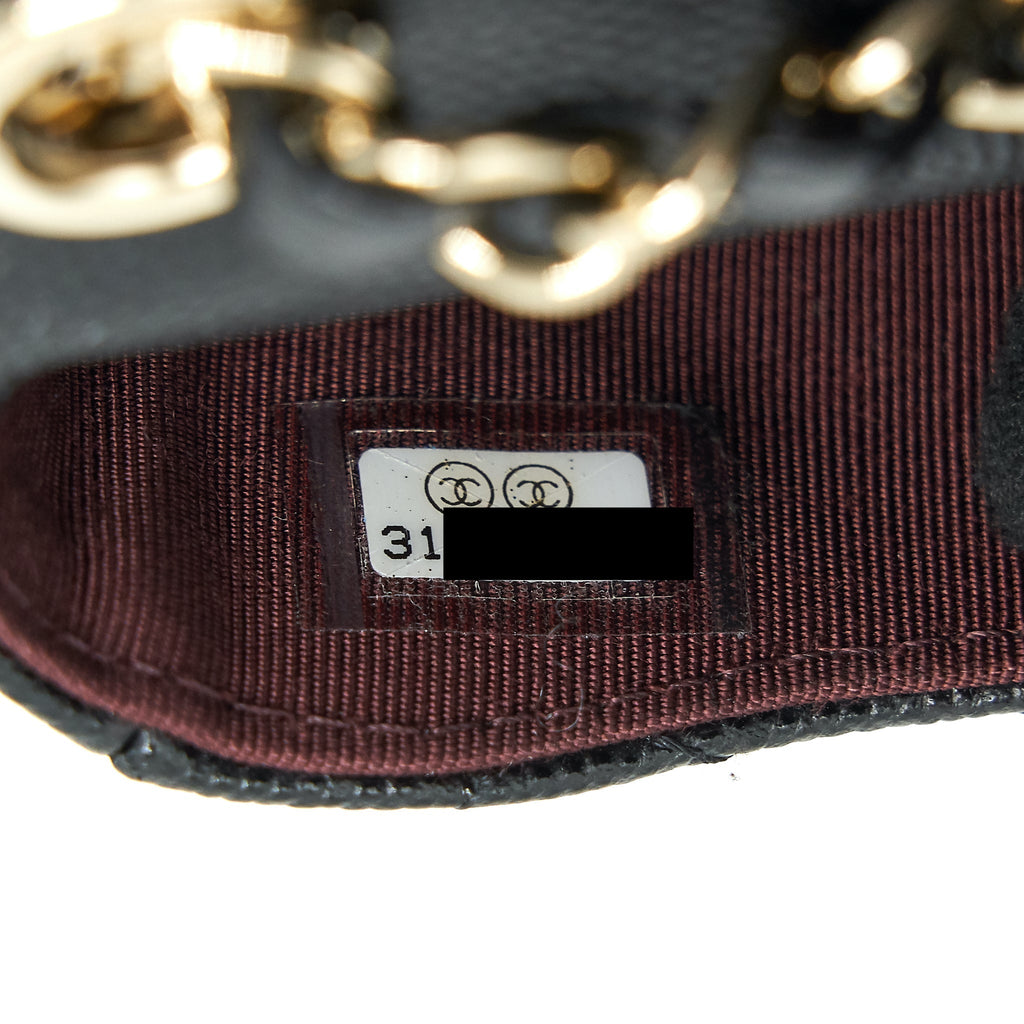 Chanel 21B Belt Bag Caviar Black L