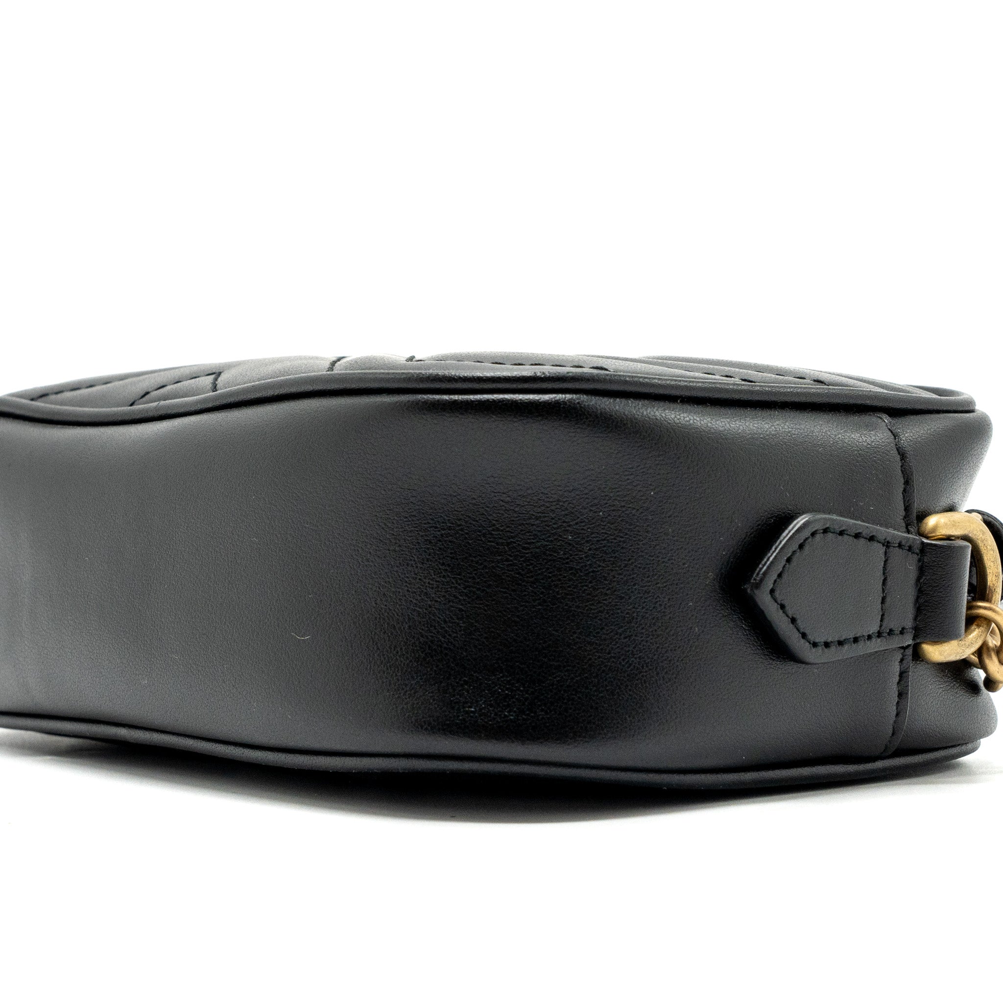 Gucci GG Marmont Matelasse Mini Bag Calfskin Black