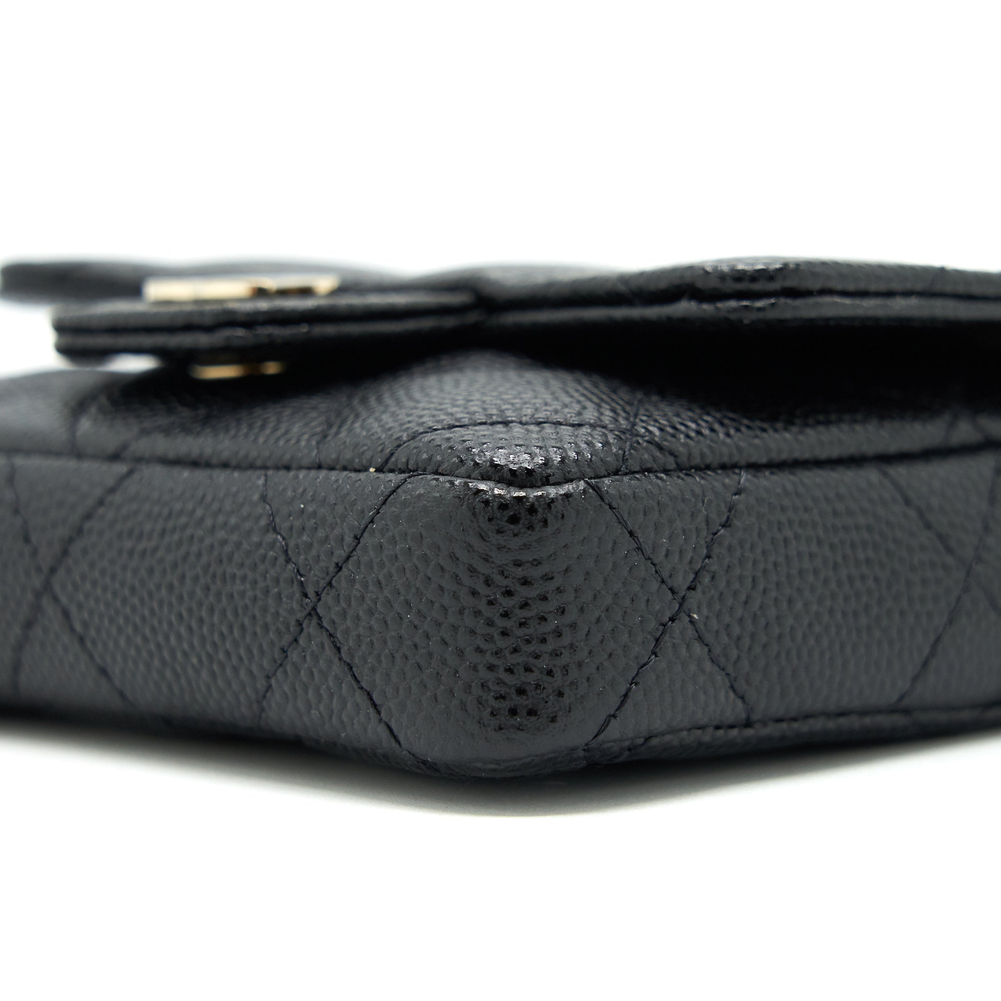 Chanel 21B Belt Bag Caviar Black L
