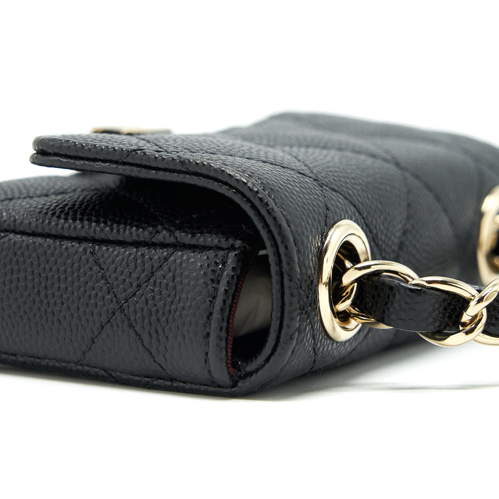 Chanel 21B Belt Bag Caviar Black L